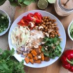 ASIAN INSPIRED BUDDHA BOWL WITH PEANUT SAUCE